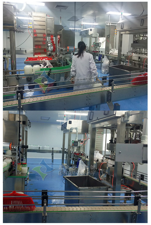 椰汁奶灌裝生產線