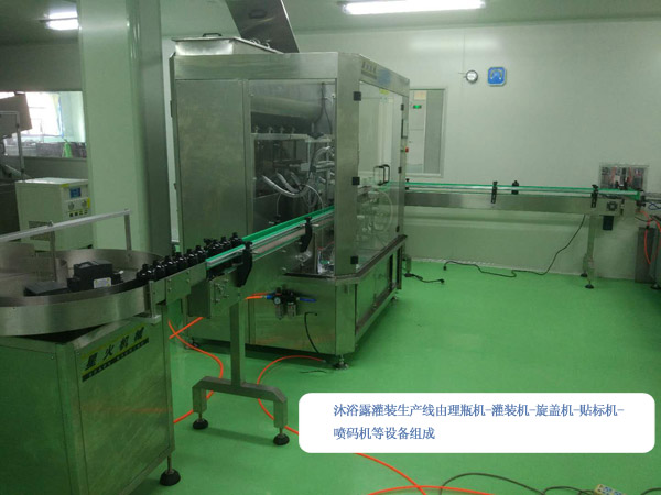 沐浴露灌裝生產線