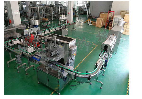 乳液灌裝旋蓋生產線