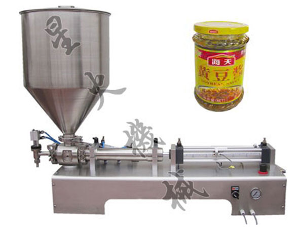 黃醬單頭膏體灌裝機